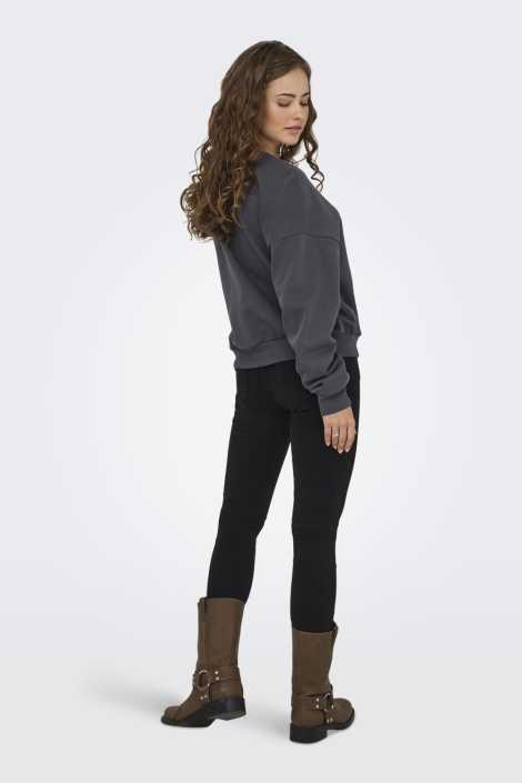 Only onltammie l/s leo print o-neck swt
